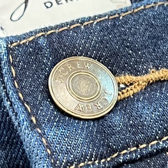 NWT Size 27 J. Crew 10” Vintage Straight Dark Wash Boiler Blue Jeans Denim - Picture 8 of 9